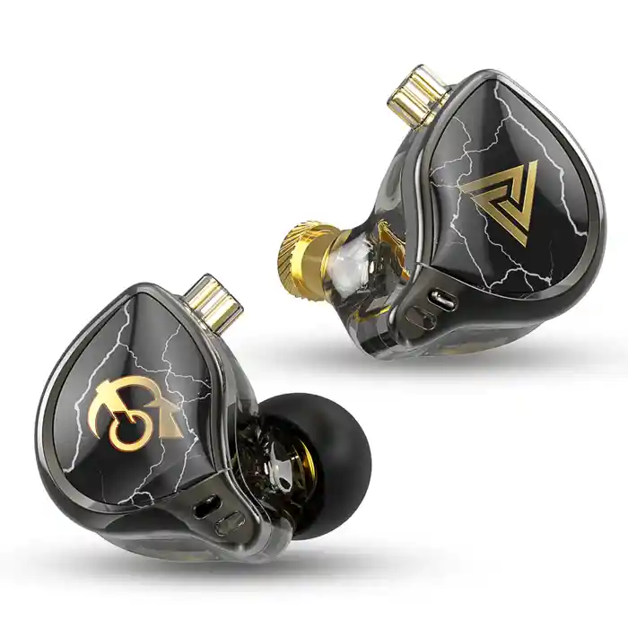 QKZ x HBB Titanium-Coated Diaphragm Driver Earphones (Mic)